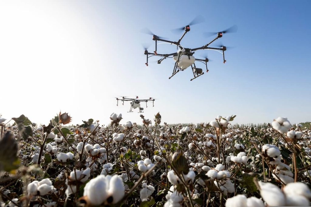 Cotton farming drone