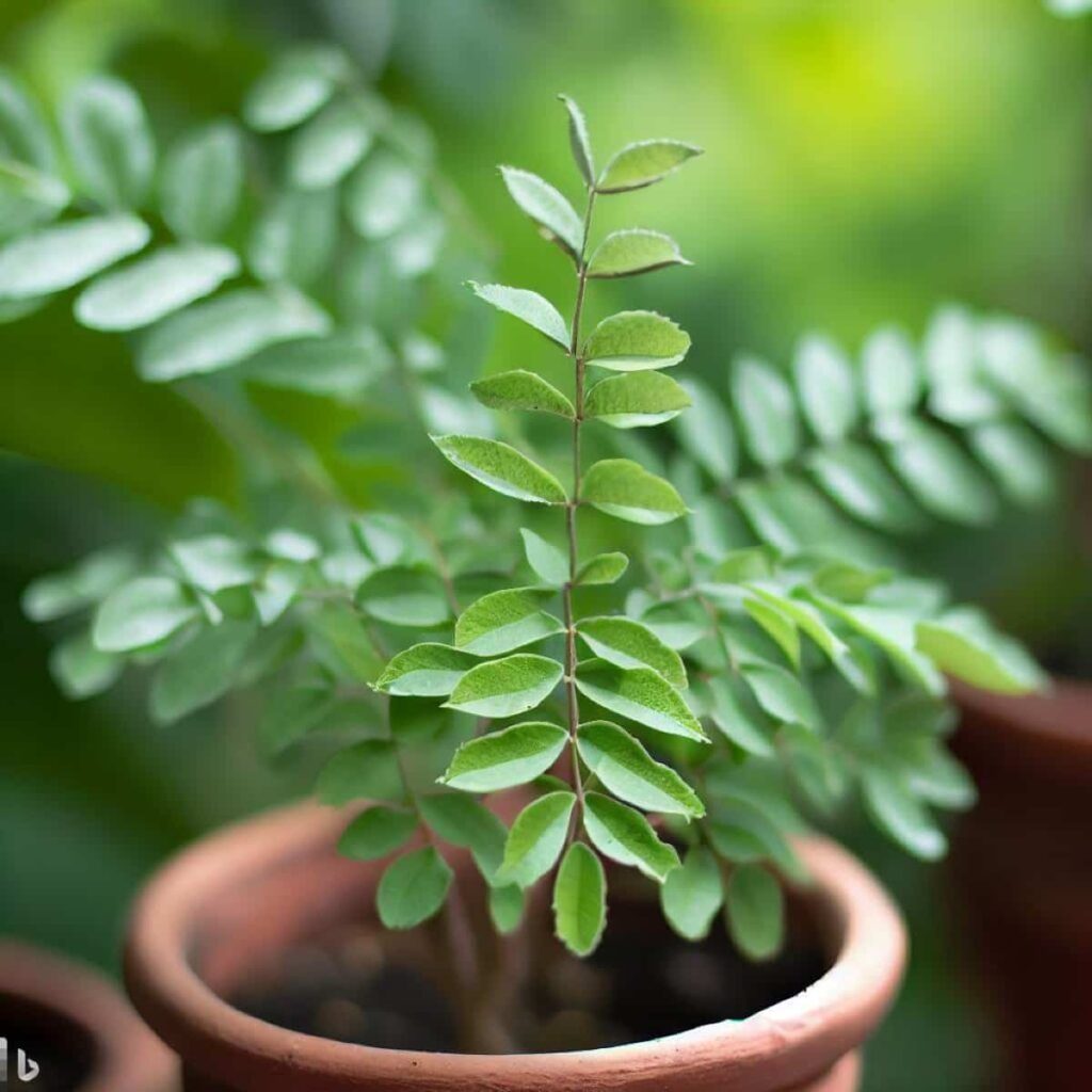 Curry Leaves Pot