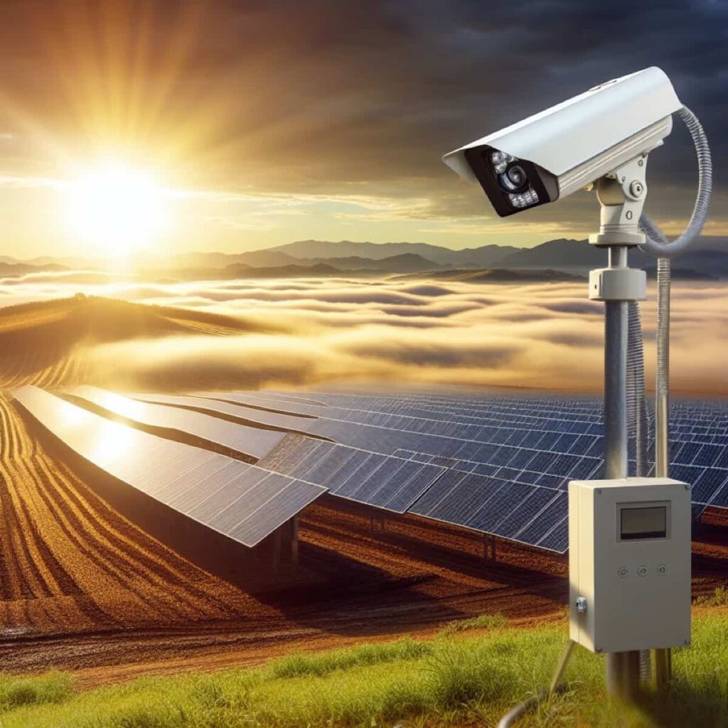 Solar Connected CCTV Camera