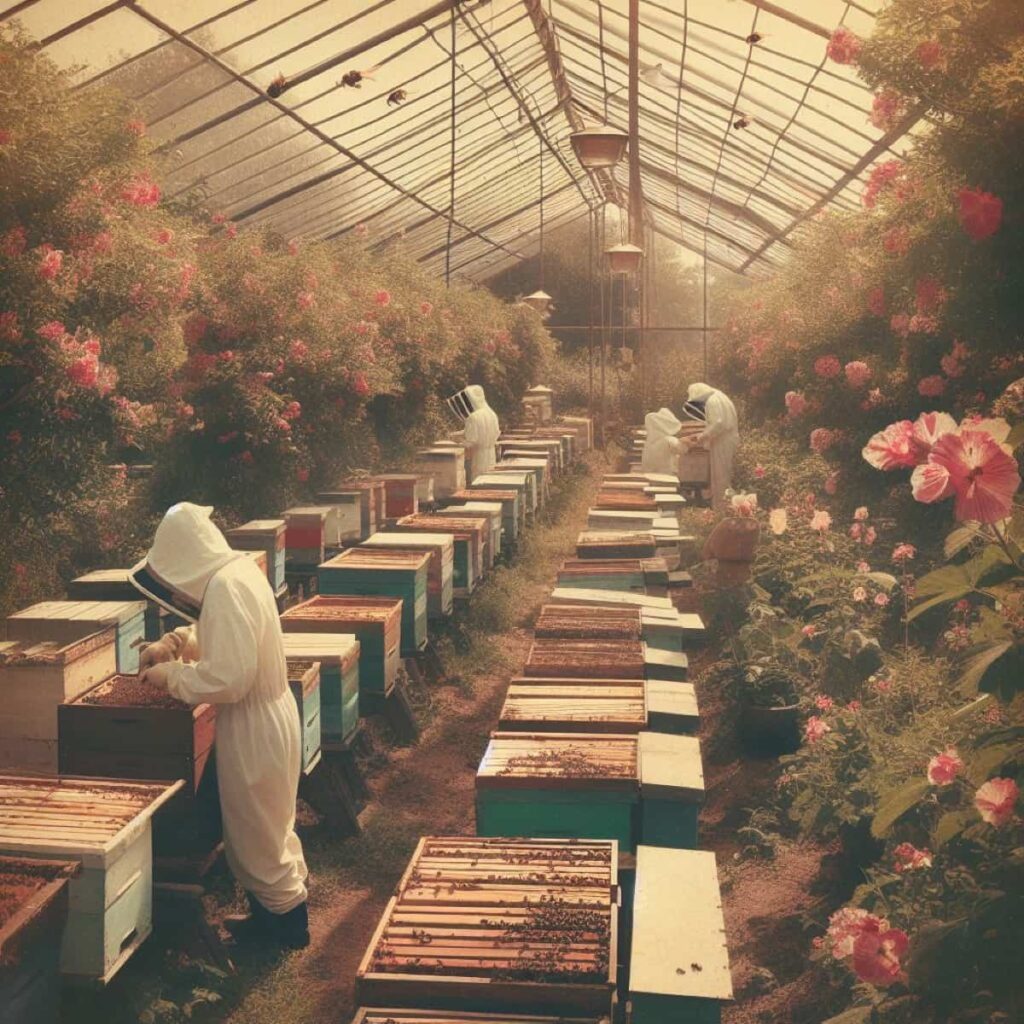 Beekeeping Process in the Greenhouse