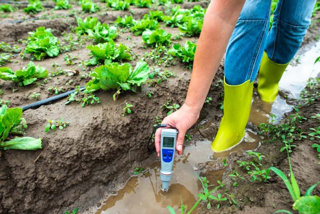 Soil testing meter