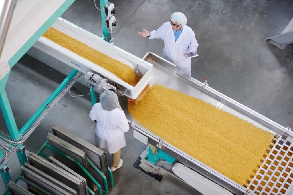 Production Line at a food factory
